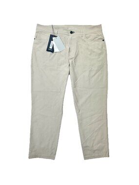 Public Rec Workday Pant 2.0 Men's 36x28 Sand NWT Performance Office Golf Hike